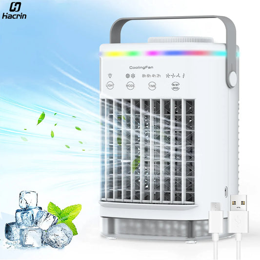 Ice Water Air Cooling Fan With Humidifier